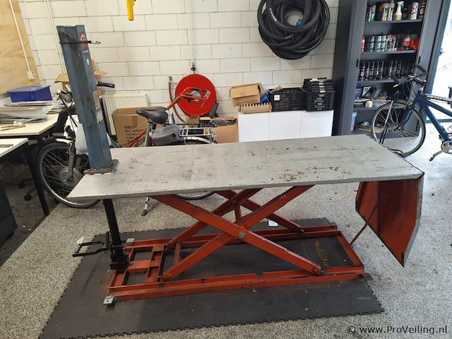 Motorbrug v.v. voetpomp - 190x70x80 cm - afbeelding 3 van  5