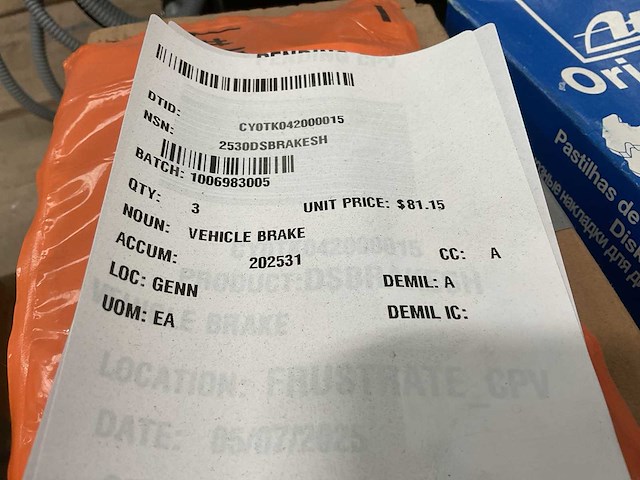 Motorcraft brake pads (3x) - afbeelding 3 van  4