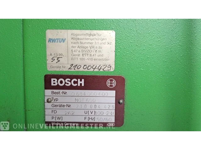 Motorentester bosch, fsa mot 600 - afbeelding 3 van  18