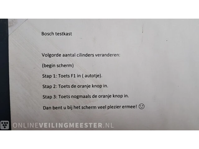 Motorentester bosch, fsa mot 600 - afbeelding 18 van  18