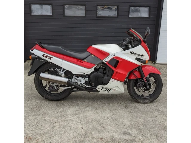 Motorfiets, kawasaki, gpx 750 r, 1987 - afbeelding 1 van  66