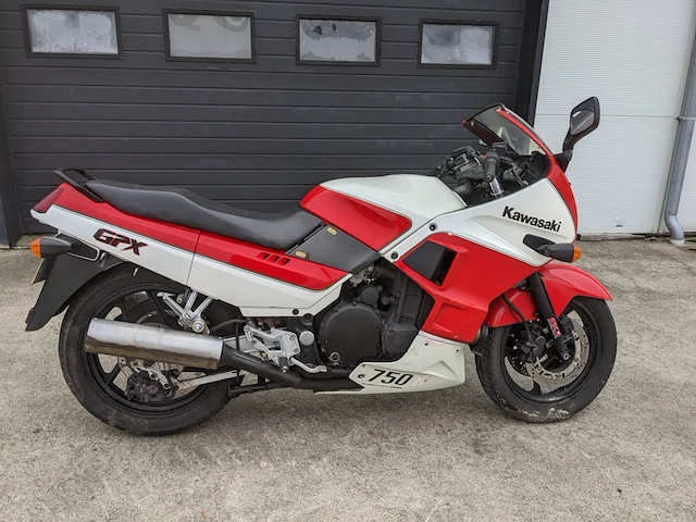 Motorfiets, kawasaki, gpx 750 r, 1987 - afbeelding 66 van  66