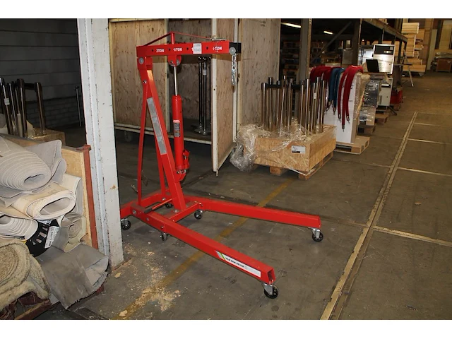Motorlift hbm, 2 ton werkplaatskraan. - afbeelding 1 van  1