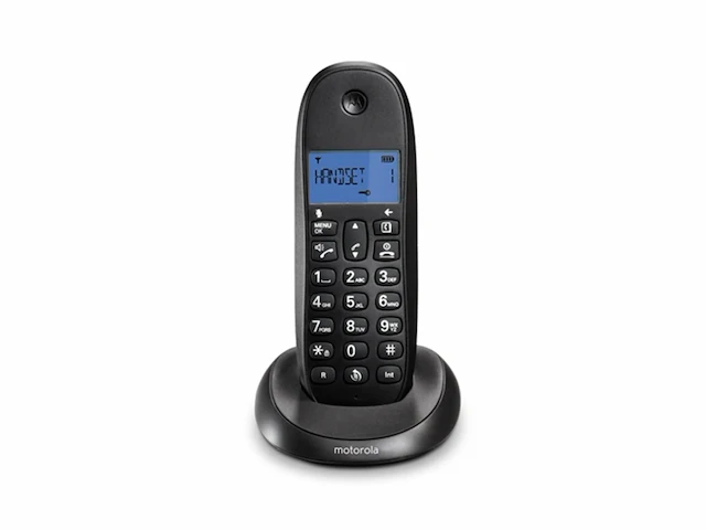 Motorola c1003lb+ dect telefoon trio set zwart - afbeelding 1 van  3