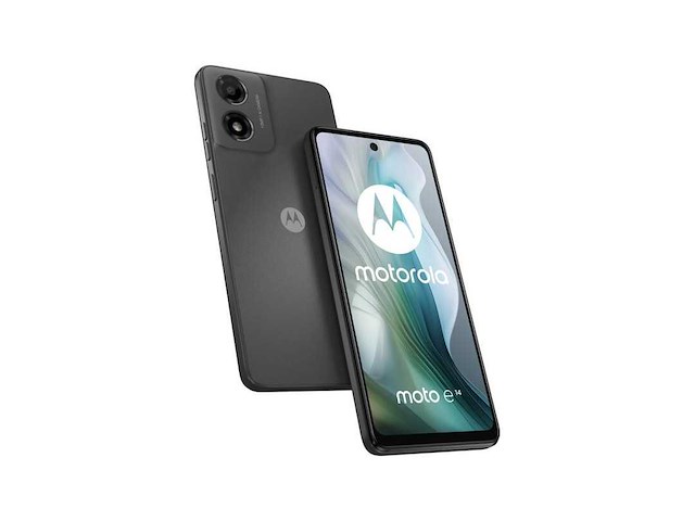 Motorola moto e14 - 64gb - graphite grey - afbeelding 1 van  2