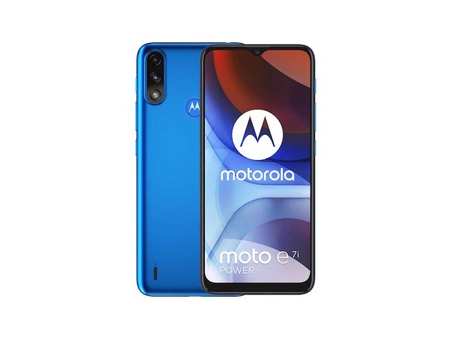 Motorola moto e7i power - 32gb - blauw - afbeelding 1 van  2