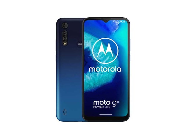 Motorola moto g8 power lite - blauw - afbeelding 1 van  2