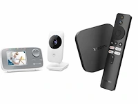 Motorola nursery babyfoon met camera - baby monitor vm482 - baby camera met 2,4-inch kleuren display, tweeweg communicatie, temperatuurmonitor en infrarood nachtvisie - 300m bereik + streaming content xiaomi tv box s black 4k ultra hd - afbeelding 1 van  2