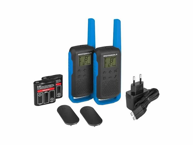 Motorola talkabout t62 - twin pack - blauw - afbeelding 1 van  2