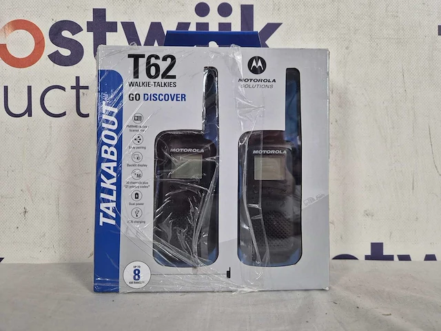 Motorola talkabout t62 - twin pack - blauw - afbeelding 2 van  2