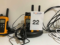 Motorola walkie talkie (3x) - afbeelding 4 van  5