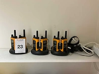 Motorola walkie talkie (3x) - afbeelding 1 van  5