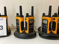 Motorola walkie talkie (3x) - afbeelding 3 van  5