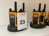 Motorola walkie talkie (3x) - afbeelding 4 van  5