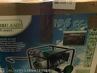 Motorpomp op wagen ribimex, prmpc208, zwart/groen - afbeelding 3 van  4