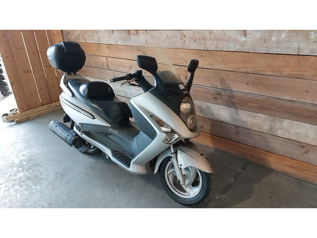 Motorscooter, sym, gts250, grijs / chroom, 2007 - afbeelding 25 van  27