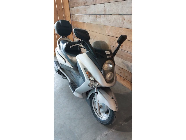 Motorscooter, sym, gts250, grijs / chroom, 2007 - afbeelding 26 van  27