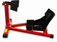 Motorstandaard voorwiel zwart / rood - afbeelding 6 van  9