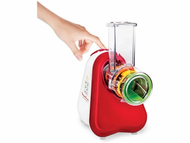 Moulinex dj7535 electrisch snijmachine rood wit - afbeelding 3 van  4