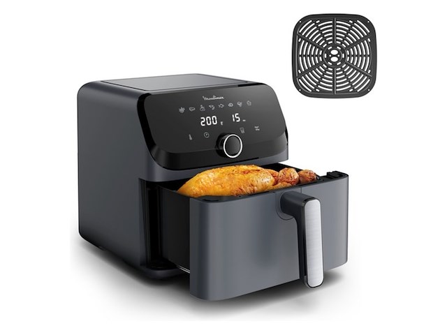 Moulinex easy fry mega ez855bf - airfryer - grijs - afbeelding 1 van  3