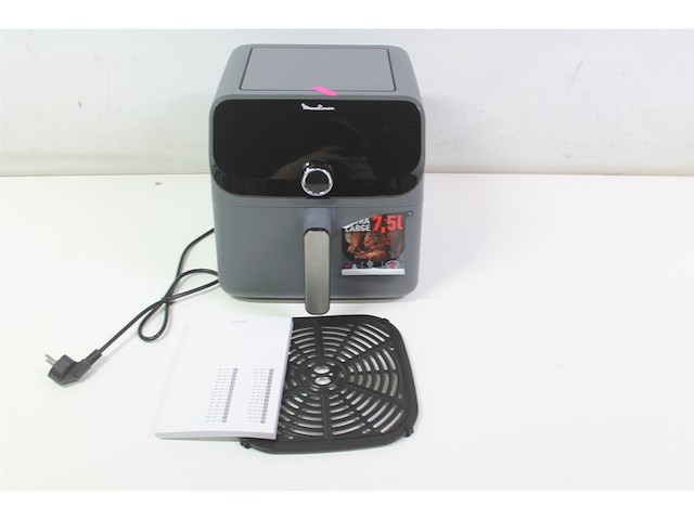 Moulinex easy fry mega ez855bf - airfryer - grijs - afbeelding 2 van  3