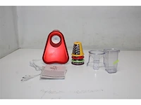 Moulinex fresh express + elektrische rasp & spiraalsnijder rood wit - afbeelding 4 van  5