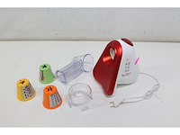 Moulinex fresh express + elektrische rasp & spiraalsnijder rood wit - afbeelding 5 van  6