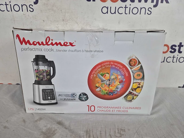 Moulinex lm835d10 - blender - 1,75 l - blender voor op aanrecht - 1400 w - zwart, metallic, transparant - afbeelding 2 van  2