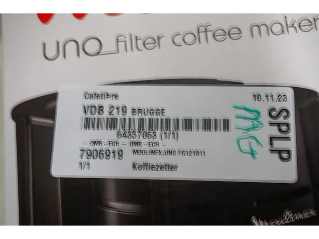 Moulinex uno fg121811 koffiezetter - afbeelding 4 van  4