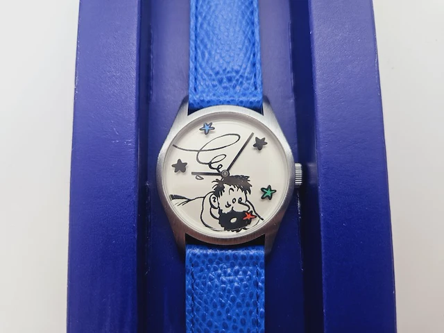 Moulinsart x kuifje - tintin verzamelbaar horloge - afbeelding 1 van  5