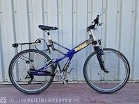 Mountainbike giant , box shock, paars/blauw