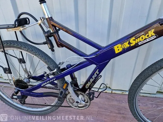 Mountainbike giant , box shock, paars/blauw - afbeelding 3 van  7
