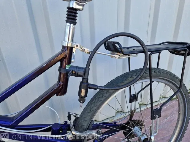 Mountainbike giant , box shock, paars/blauw - afbeelding 7 van  7