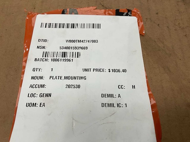 Mounting plate - afbeelding 5 van  5