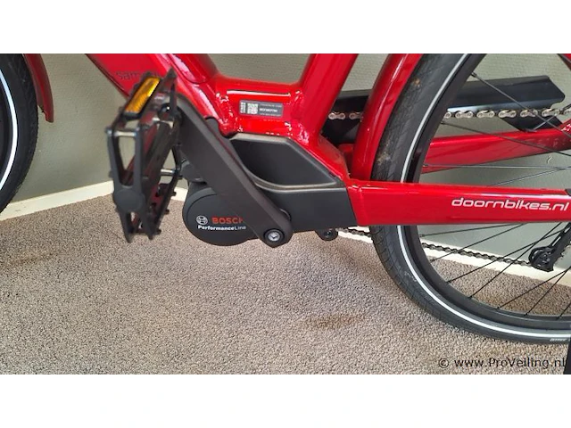 Moustache elektrische damesfiets| model samedi 28.5 open | kleur rood | maat l - afbeelding 9 van  19