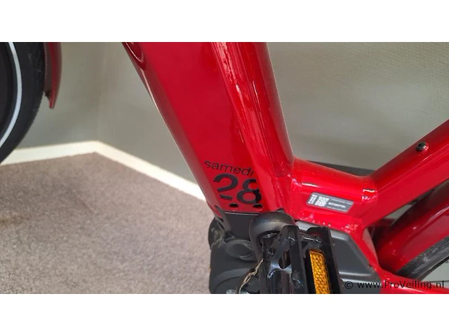 Moustache elektrische damesfiets| model samedi 28.5 open | kleur rood | maat l - afbeelding 10 van  19