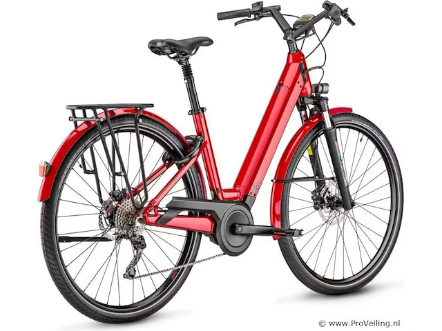 Moustache elektrische damesfiets| model samedi 28.5 open | kleur rood | maat l - afbeelding 1 van  19