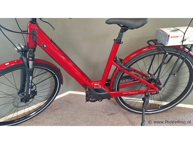 Moustache elektrische damesfiets| model samedi 28.5 open | kleur rood | maat l - afbeelding 14 van  19