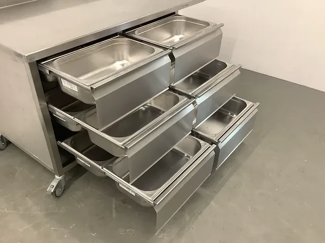 Movbiele rvs werktafel - afbeelding 2 van  8