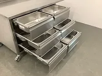 Movbiele rvs werktafel - afbeelding 2 van  8