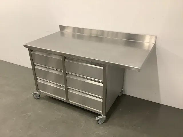 Movbiele rvs werktafel - afbeelding 3 van  8