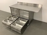 Movbiele rvs werktafel - afbeelding 4 van  8
