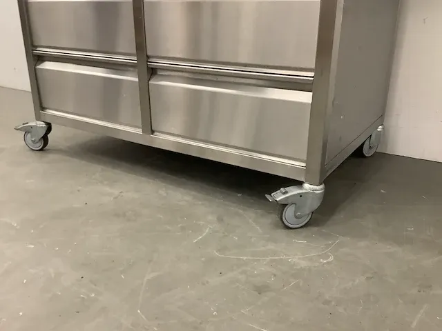 Movbiele rvs werktafel - afbeelding 5 van  8