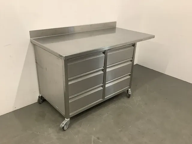 Movbiele rvs werktafel - afbeelding 6 van  8