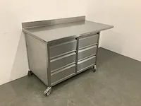 Movbiele rvs werktafel - afbeelding 6 van  8