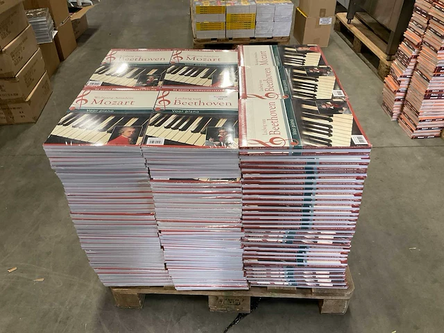 Mozart/beethoven voor piano boeken (446x) - afbeelding 1 van  4