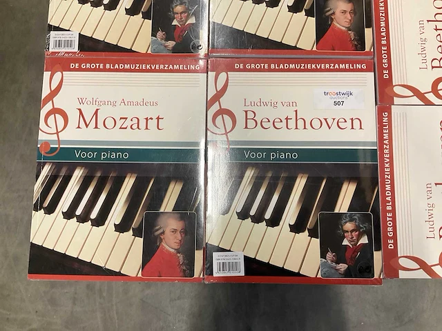 Mozart/beethoven voor piano boeken (446x) - afbeelding 2 van  4