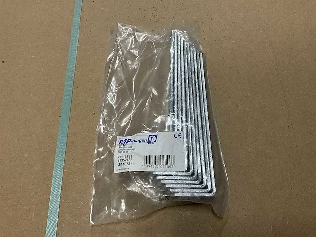 Mp bolagen 901z gegalvaniseerde metalen hoekbeugel (640x) - afbeelding 2 van  4