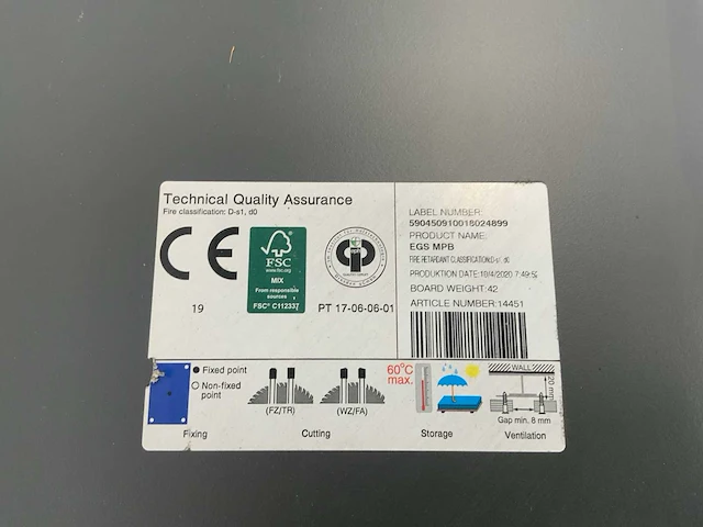 Mpb hardhouten werkblad 2800x1250x6mm (10x) - afbeelding 7 van  8