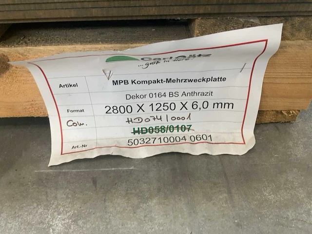Mpb hardhouten werkblad 2800x1250x6mm (10x) - afbeelding 8 van  8